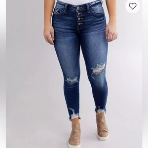 Kurvy Mid-Rise Ankle Skinny Jean